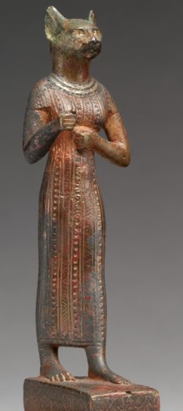 Statue of Bastet, the Ancient Egyptian goddess associated with cats and protection from disease — the codename of the v8 Folding@home client